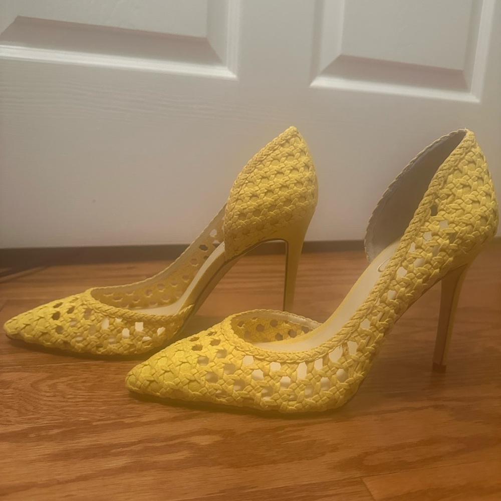 Elegant Yellow Women's Heels
